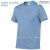 Phôi áo thun cổ tròn màu xanh dương nhạt