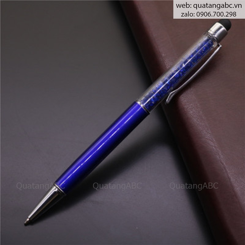 Phôi bút bi pha lê – màu xanh dương