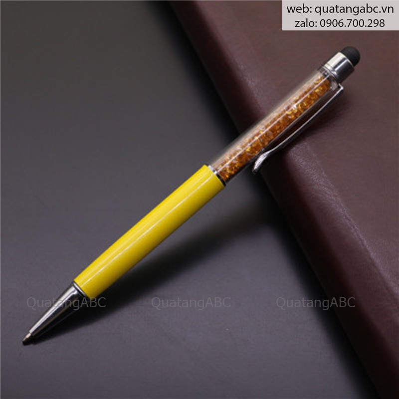 Phôi bút bi pha lê – màu vàng