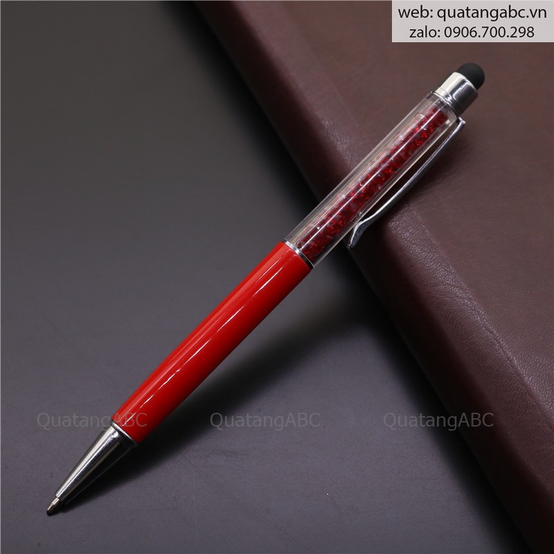Phôi bút bi pha lê – màu đỏ