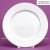 Phôi dĩa sứ tròn jasmine viền vàng 28cm