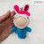 Phôi gấu bông in hình 3D thỏ xanh nhỏ 14cm