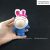 Phôi gấu bông in hình 3D thỏ xanh nhỏ 14cm