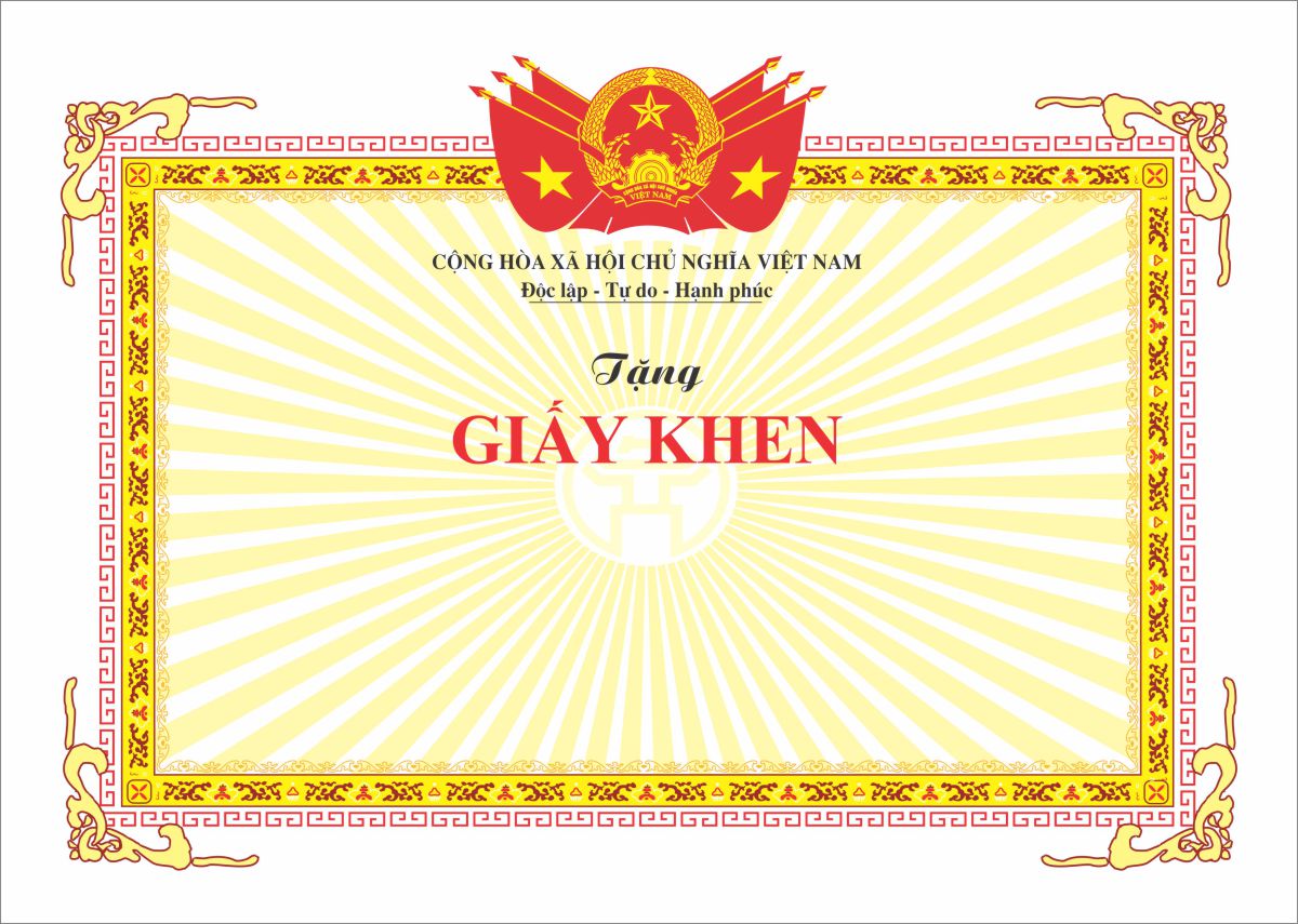 Phôi Giấy Khen